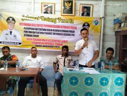 DESA SIALOGO LAKSANAKAN MUSYAWARAH DESA KHUSUS TENTANG PROGAM KETAHANAN PANGAN (KETAPANG) SEKALIGUS PENETAPAN CALON PENERIMA MANFAAT KPM BLT DD