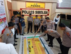 Kapolres Sibolga Pimpin Langsung Simulasi Sistem Mako, Antisipasi Serangan Fisik