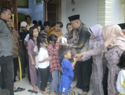 Anggota DPRD Tapteng Timbul Gajah SE, Adakan acara Syukuran Sekaligus Santuni Ratusan Anak Yatim Piatu