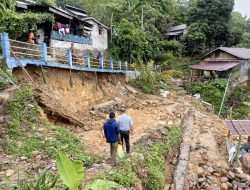 Tanah Pondasi Jalan Setapak di Kelurahan Sibolga Ilir Amblas