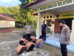 Polsek Sibolga Selatan Amankan Pelaku Tawuran