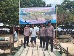 Satpolairud Polres Sibolga Himbau Pengunjung Objek Wisata Pantai Pendaratan Waspada Cuaca Extrem