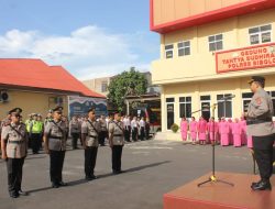 Kapolres Sibolga Pimpin Sertijab Kabag Log, Kasat Lantas Dan Kapolsek Sibolga Selatan