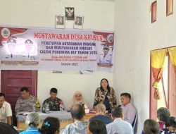 Desa Pasaribu Tobing Jae Sudah Melaksanakan MUSDESUS Tentang Program KETAPANG Sekaligus Penetapan Calon Penerimaan BLT DD