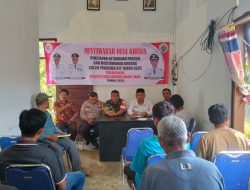 Tentang Program Ketahanan Pangan Sekaligus Penetapan Calon Penerima Manfaat KPM BLT DD, Desa Aek Bontar Adakan MUSDESUS