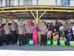 Kapolres Tapteng Kunjungan Kerja Ke Polsek Pandan : Salurkan Bantuan Sosial Kepada Masyarakat