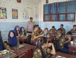 Personil Polres Sibolga Dukung Program Asta Cita Presiden RI, Makanan Bergizi Gratis Di Kota Sibolga