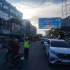 Pastikan Arus Lalin Lancar, Personil Polres Sibolga Lakasanakan Strong Point