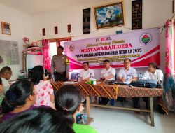 Musyawarah Desa Tentang Pra Pelaksanaan Desa Sirami-ramian Tetapkan Sektor Pembangunan