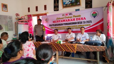 Musyawarah Desa Tentang Pra Pelaksanaan Desa Sirami-ramian Tetapkan Sektor Pembangunan