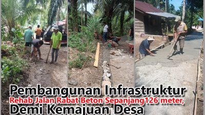 Desa Pasaribu Tobing Jae Lanjutkan Pembangunan Infrastruktur Demi Kemajuan Desa