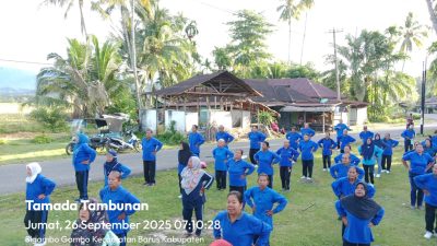 Senam Lansia Merajut Kesehatan dan Kebersamaan Masyarakat Desa Sigambo-gambo