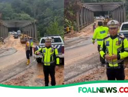 Arus Lalu Lintas Sibolga–Tarutung Diberlakukan Sistem Buka-Tutup Akibat Pembersihan Longsor