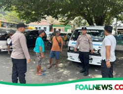 Polsek Sibolga Sambas Intensifkan Patroli Dialogis di Terminal dan Pelabuhan