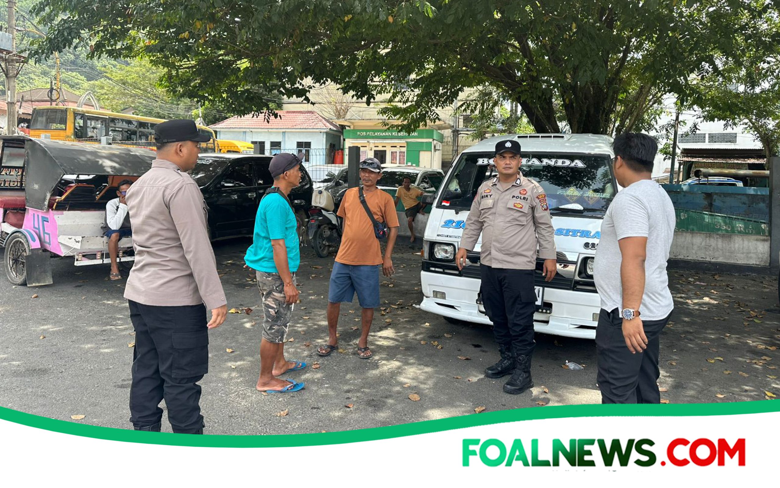 Ket gbr ; Personel Polsek Sibolga Sambas jajaran Polres Sibolga melaksanakan kegiatan Patroli Dialogis pada Senin (23/02/2026).