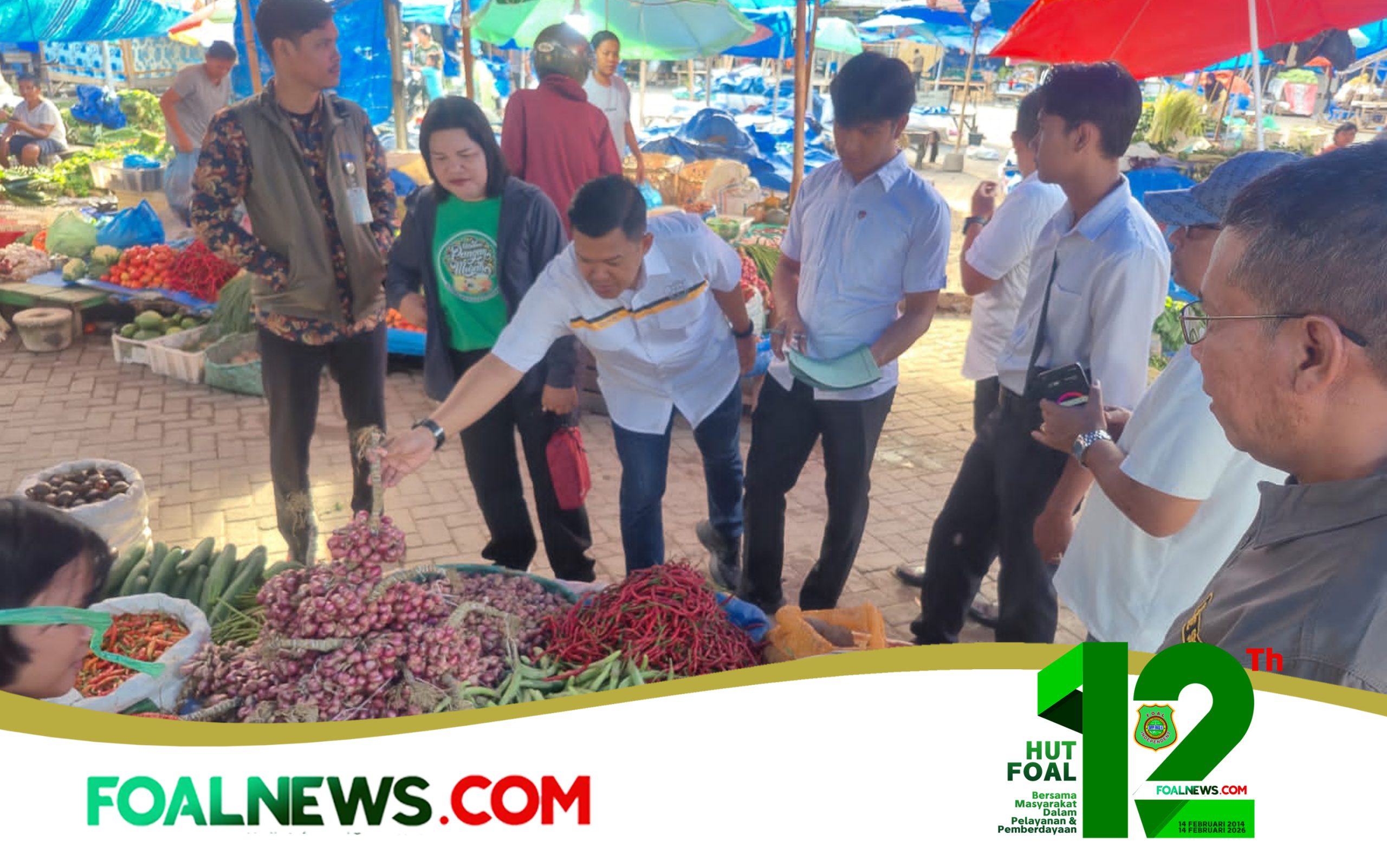 Ket gbr : SATGAS SABER Pelanggaran Harga, Keamanan, dan Mutu Pangan Tahun 2026 Polres Sibolga melaksanakan kegiatan pengecekan dan pemantauan harga serta ketersediaan 13 (tiga belas) Bahan Pokok Penting (Bapokting) di wilayah Kota Sibolga.