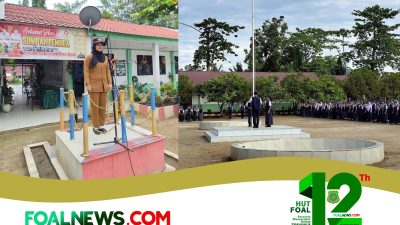 Ket Gbr : SMP Negeri 1 Badiri memulai pekan baru dengan upacara bendera pada hari Senin (2/2/2026).