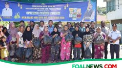 Ket Gbr : Wakil Wali Kota Sibolga, Pantas Maruba LumbanTobing, meninjau pelaksanaan operasi pasar murah menjelang Hari Raya Idulfitri 1447 H Tahun 2026, yang dilaksanakan di Jalan Tugu Ikan Beo, Kelurahan Aek Muara Pinang, Kecamatan Sibolga Selatan, pada Kamis (05/03/2026) pagi.