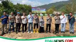 Polres Tapteng Ikut Dukung tanam Raya Serentak Kuartal I 2026