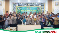 Kapolres Tapanuli Tengah Ajak Insan Pers Jaga Kondusivitas Pasca-Bencana Pererat Tali Kasih