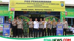 Kapolres Tapteng dan Bhayangkari Beri Bingkisan Personel Pospam Sarudik Sebagai Bentuk Kepedulian