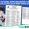 Prestasi Membanggakan, 56 Siswa-Siswi SMA N 2 Sibolga Lulus Ke PTN Jalur SNBP Tahun 2026