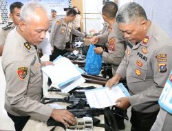 Perketat Pengawasan Senjata Api, Div Propam Polri Gelar Inspeksi Mendadak di Polres Tapteng