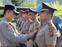 Kapolres Tapanuli Tengah Pimpin Pelantikan dan Sertijab Kasat hingga Kapolsek