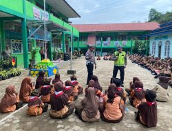 Polantas Menyapa dalam PERSAMI MTs Negeri Sibolga, Satlantas Edukasi Tertib Lalu Lintas