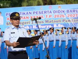 Sebanyak 432 Siswa Baru SMAN 1 Plus Matauli Pandan Resmi Dilantik
