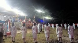 MENYAMBUT HUT RI KE-81, CAMAT SIRANDORUNG PIMPIN UPACARA BENDERA, PAWAI OBOR DAN PENGUKUHAN PASKIBRAKA