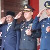 Kapolres AKBP Muhammad Alan Haikel, S, K, M, I, K, Hadiri HUT ke 81 yang di gelar di lapangan GOR Pandan