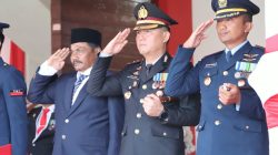 Kapolres AKBP Muhammad Alan Haikel, S, K, M, I, K, Hadiri HUT ke 81 yang di gelar di lapangan GOR Pandan