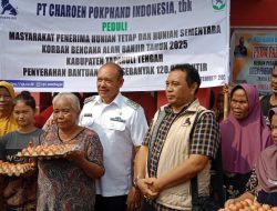 Peduli Korban Bencana, PT Charoen Pokphand Indonesia Tbk Menyalurkan Bantuan 120.000 Butir Telur di Kecamatan Badiri