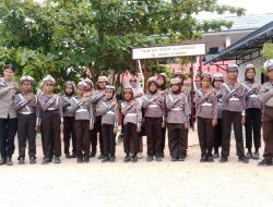 Satlantas Polres Tapteng Bikin Polisi Cilik di SDN 158493 Sibuluan 1B, Tanamkan Disiplin Lalu Lintas Sejak Dini