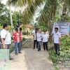 Kepala Desa Sigambo-gambo Apre Solli Manalu. ST Sambut Kedatangan TIM Monitoring Pemantauan Pembangunan dari Kecamatan Barus