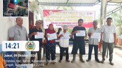 Tingkatkan kesejahteraan warga Pemdes Sitardas Laksanakan musyawarah Sekaligus Penyaluran BLT‑DD